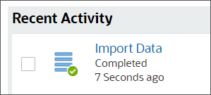 Import data job